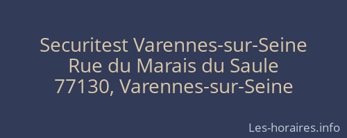 Securitest Varennes-sur-Seine