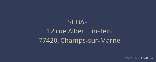 SEDAF