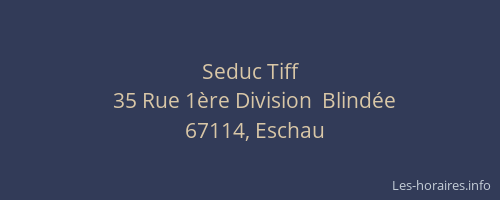 Seduc Tiff