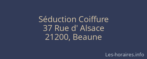 Séduction Coiffure