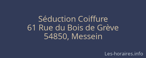 Séduction Coiffure