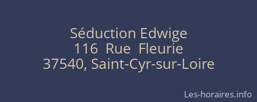 Séduction Edwige