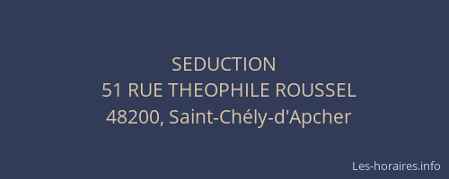 SEDUCTION