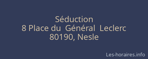 Séduction