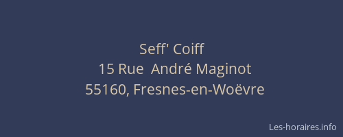 Seff' Coiff