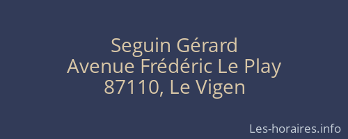 Seguin Gérard