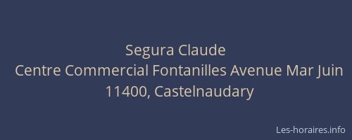 Segura Claude