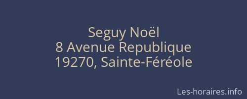 Seguy Noël