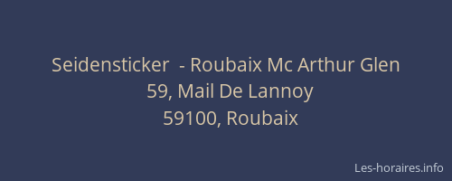 Seidensticker  - Roubaix Mc Arthur Glen
