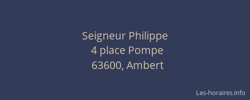 Seigneur Philippe