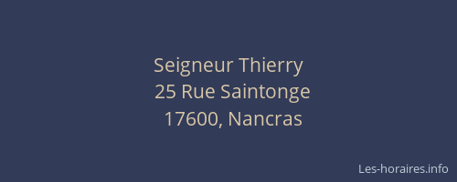 Seigneur Thierry