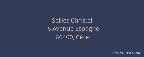 Seilles Christel