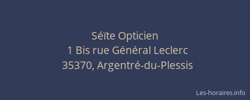Séïte Opticien
