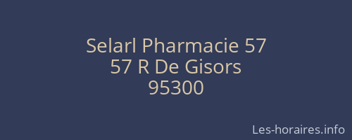 Selarl Pharmacie 57