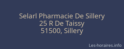 Selarl Pharmacie De Sillery