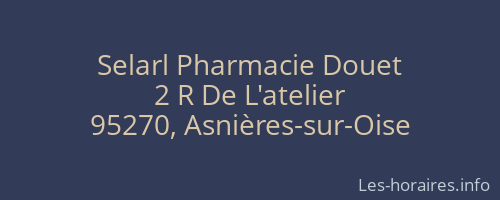Selarl Pharmacie Douet