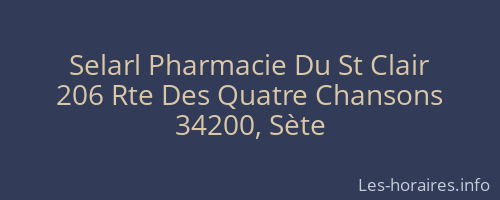 Selarl Pharmacie Du St Clair