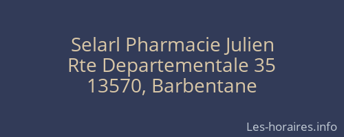 Selarl Pharmacie Julien