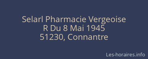 Selarl Pharmacie Vergeoise