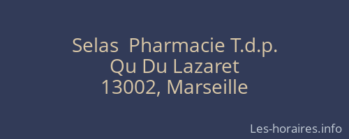 Selas  Pharmacie T.d.p.
