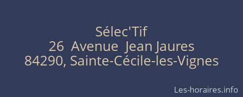 Sélec'Tif
