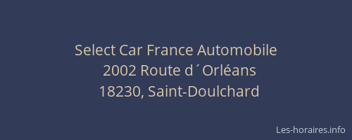 Select Car France Automobile