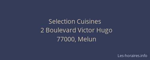 Selection Cuisines