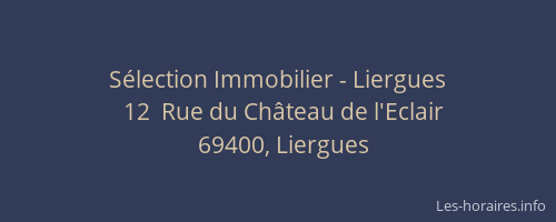 Sélection Immobilier - Liergues
