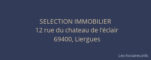 SELECTION IMMOBILIER
