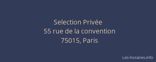 Selection Privée