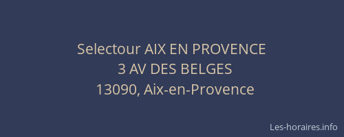 Selectour AIX EN PROVENCE