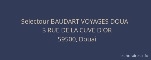 Selectour BAUDART VOYAGES DOUAI