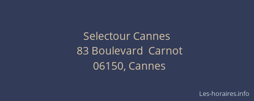 Selectour Cannes