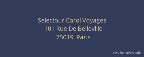Selectour Carol Voyages