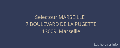 Selectour MARSEILLE