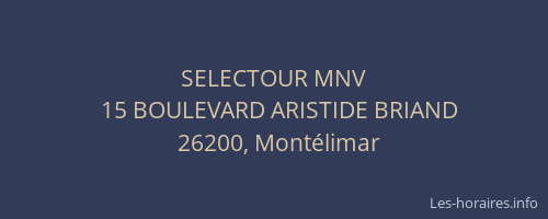 SELECTOUR MNV