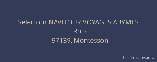 Selectour NAVITOUR VOYAGES ABYMES