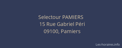 Selectour PAMIERS