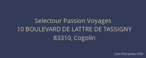 Selectour Passion Voyages