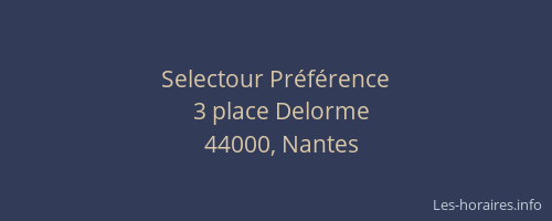 Selectour Préférence
