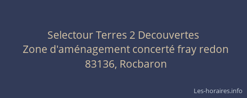 Selectour Terres 2 Decouvertes