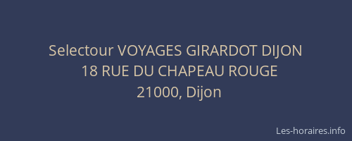 Selectour VOYAGES GIRARDOT DIJON