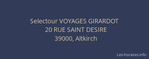Selectour VOYAGES GIRARDOT
