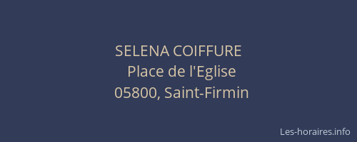 SELENA COIFFURE
