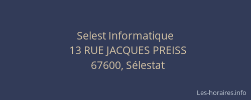 Selest Informatique