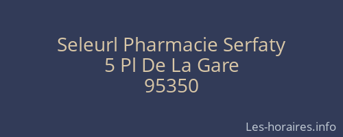 Seleurl Pharmacie Serfaty