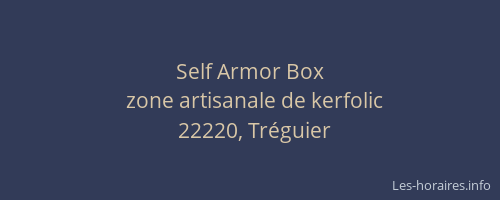 Self Armor Box