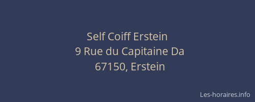 Self Coiff Erstein