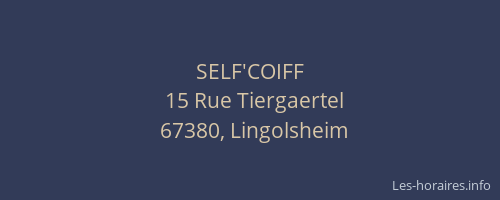 SELF'COIFF