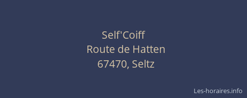 Self'Coiff